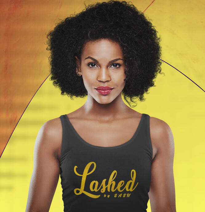 LashedbySash Tanktop Mockup